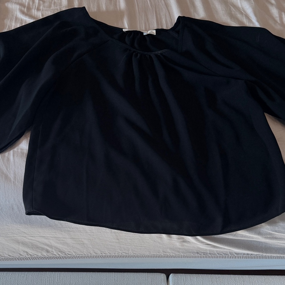 bishop + young Black Blouse
